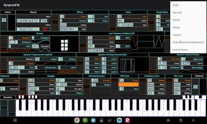 FM Synthesizer [SynprezFM II] android App screenshot 6